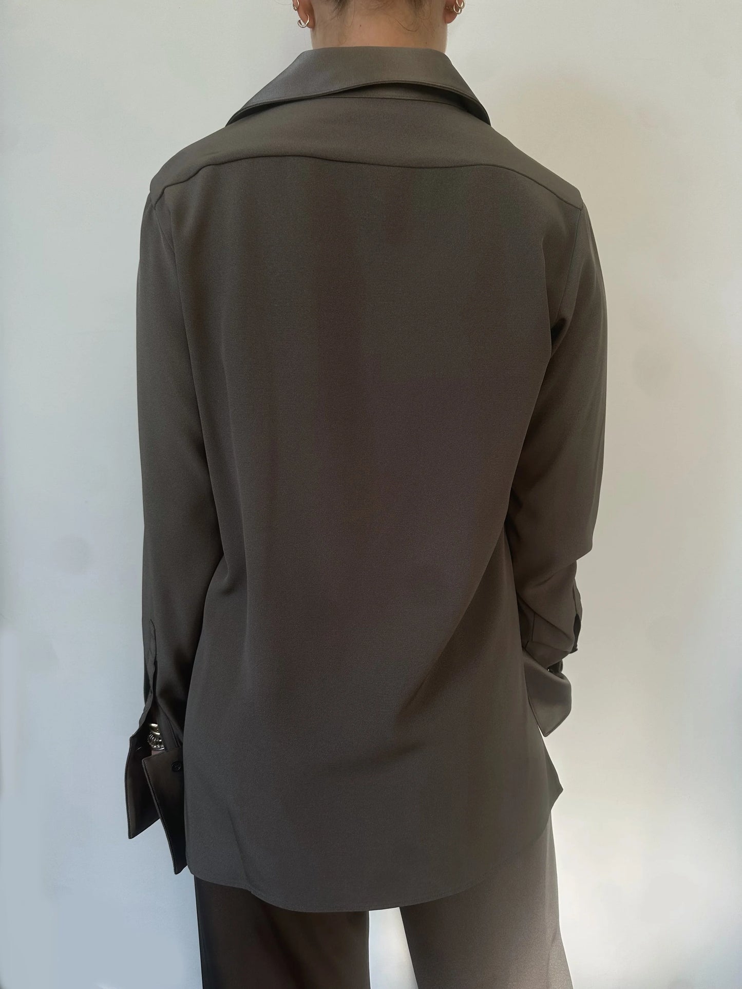 De Terre Top in Crepe Back Satin