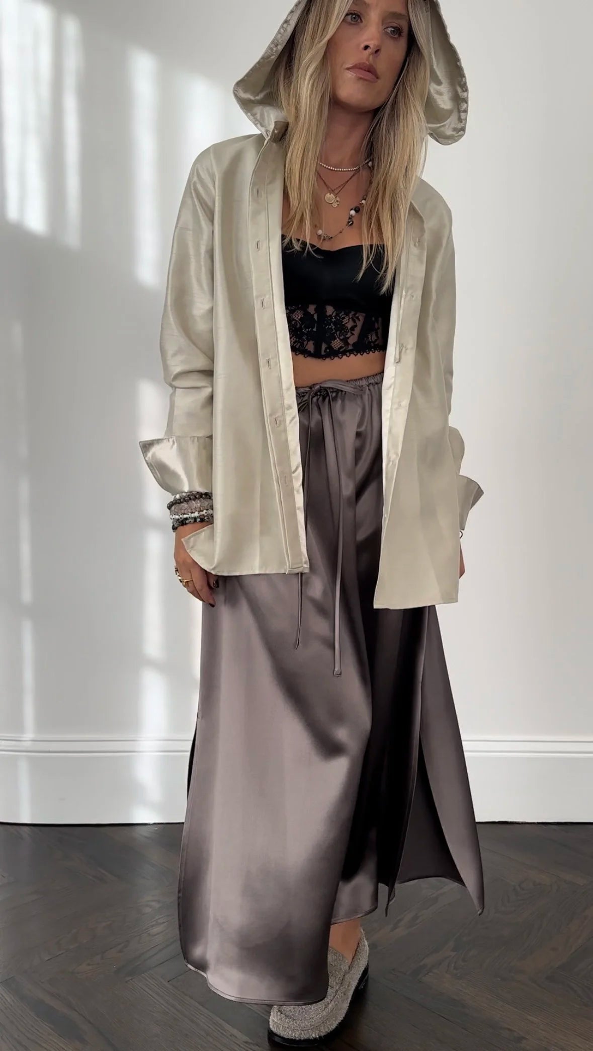 Seta Skirt in Pyrite