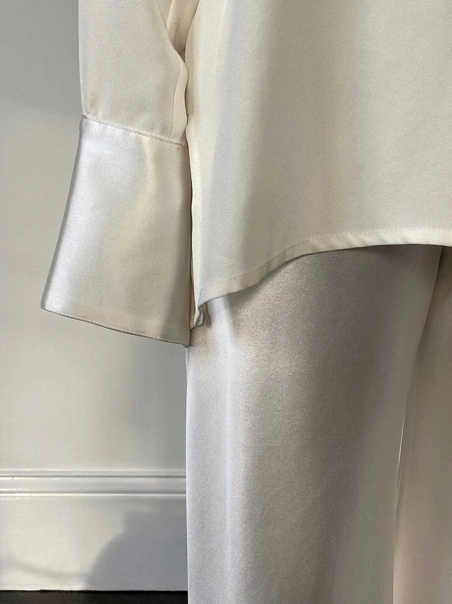 De Terre Top in Crepe Back Satin