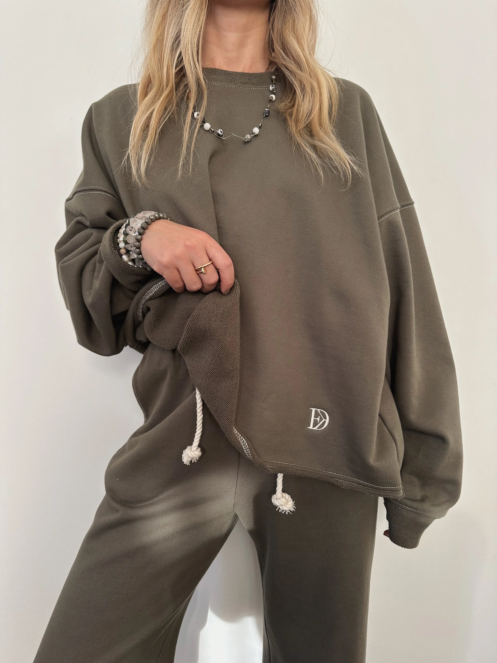 Reset Sweatshirt in Olive