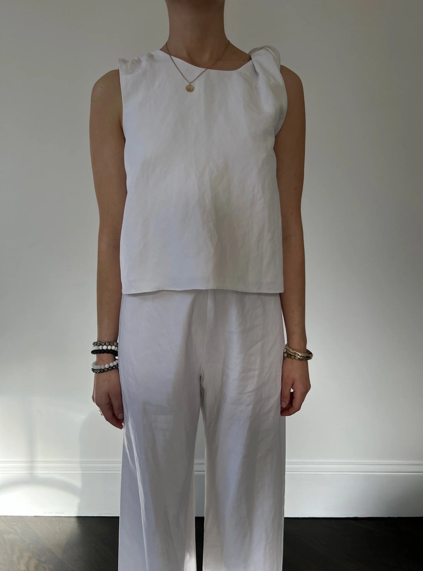 Fleur top in Silk Linen