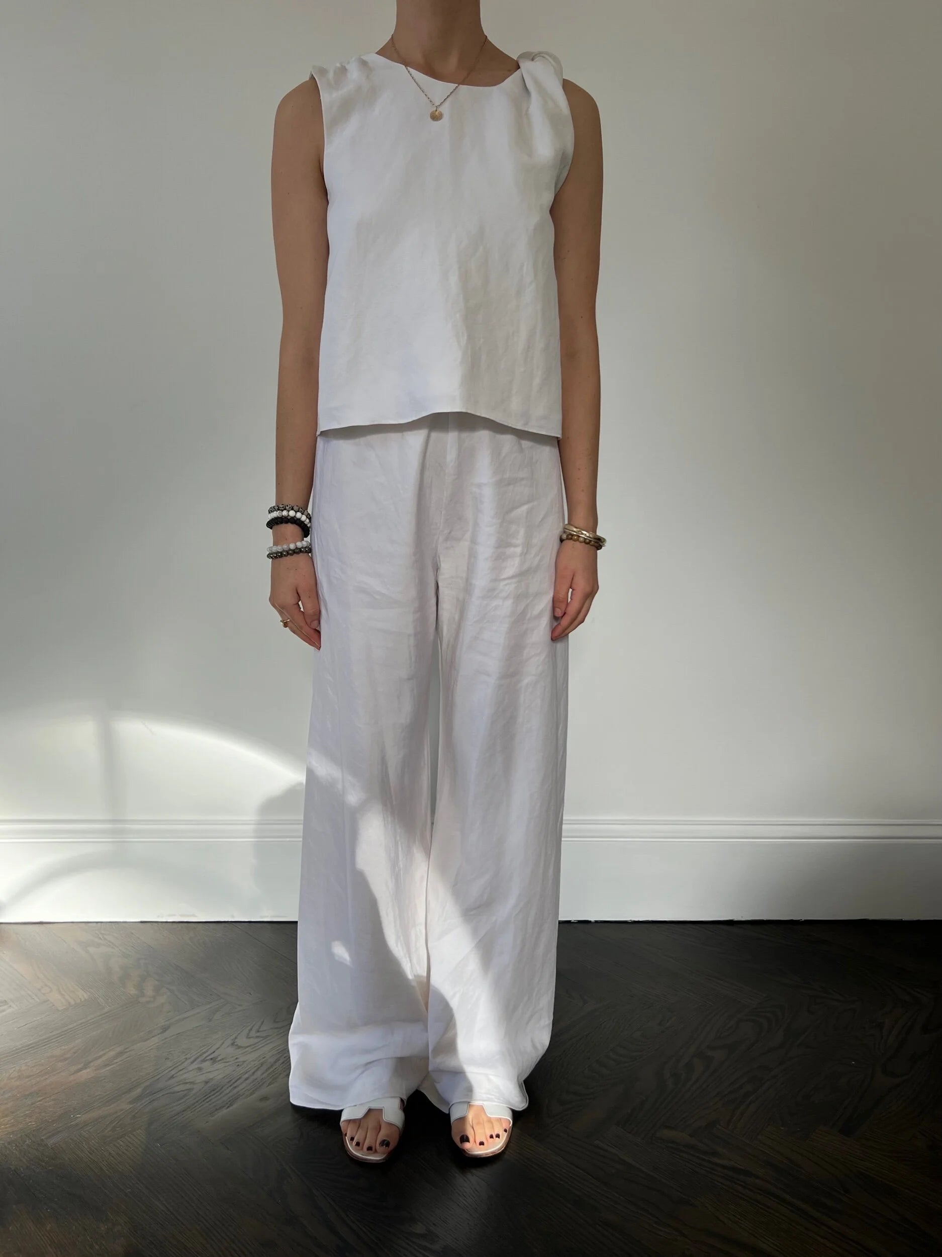 Fleur top in Silk Linen