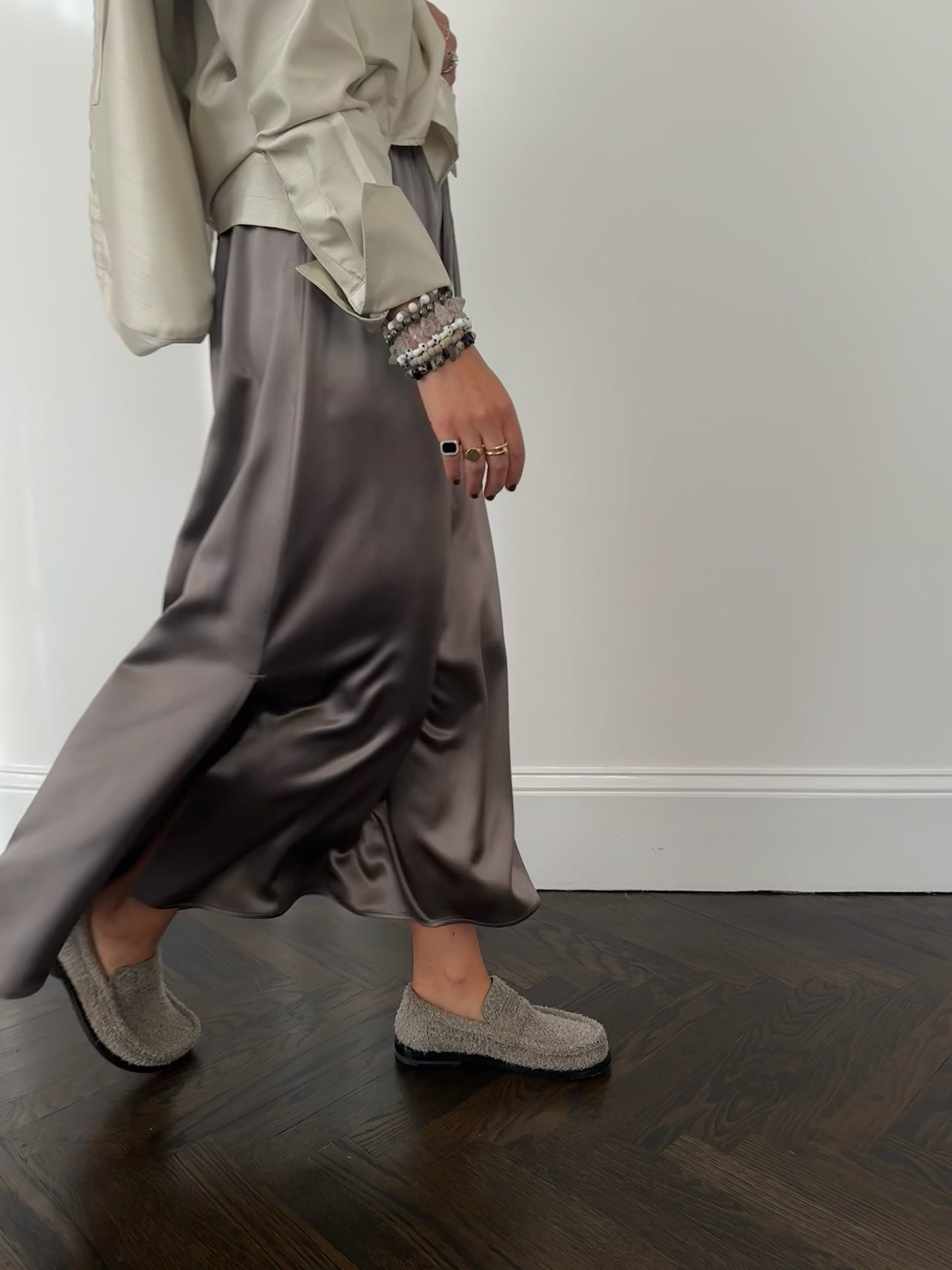Seta Skirt in Pyrite