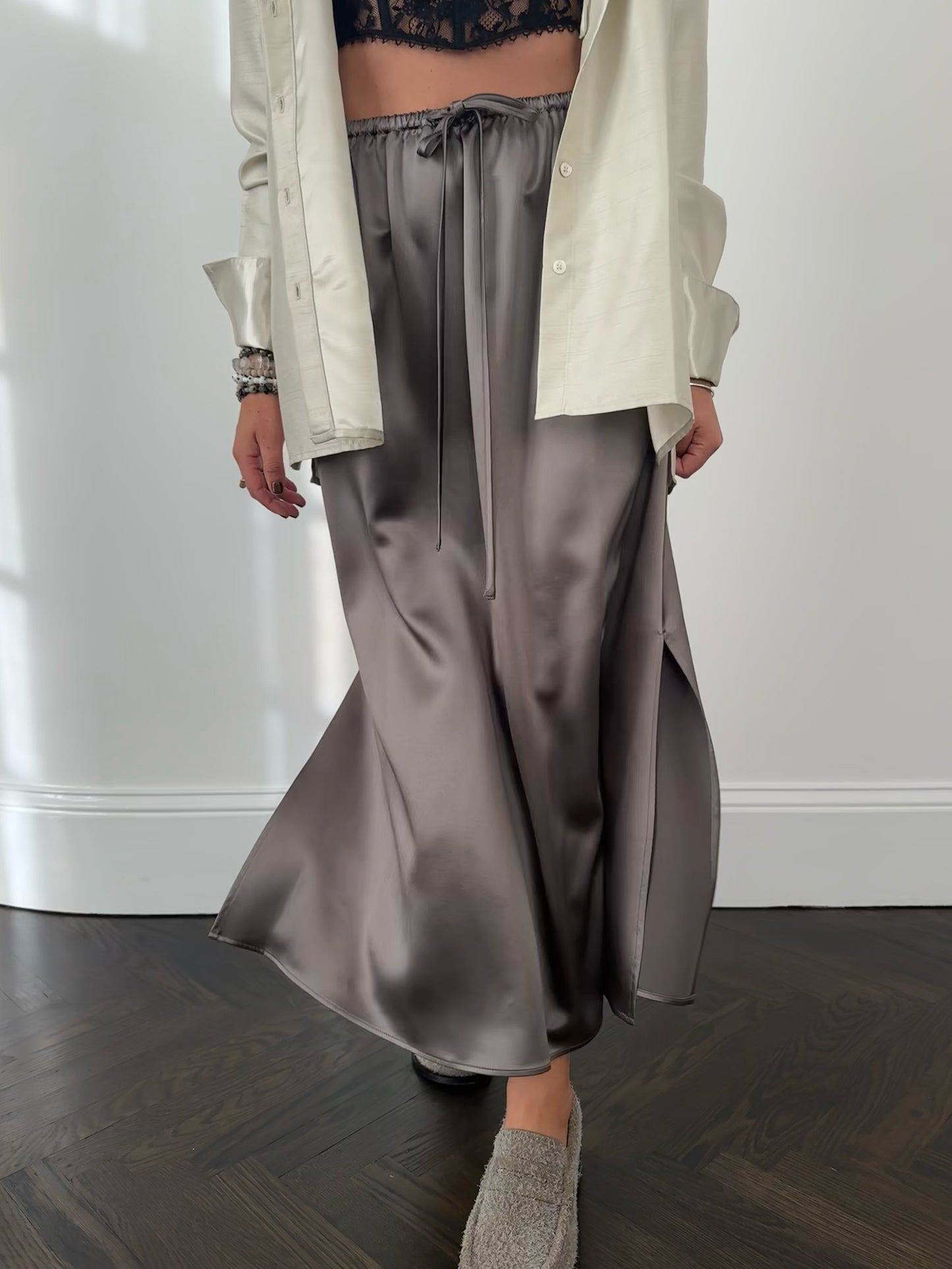 Seta Skirt in Pyrite