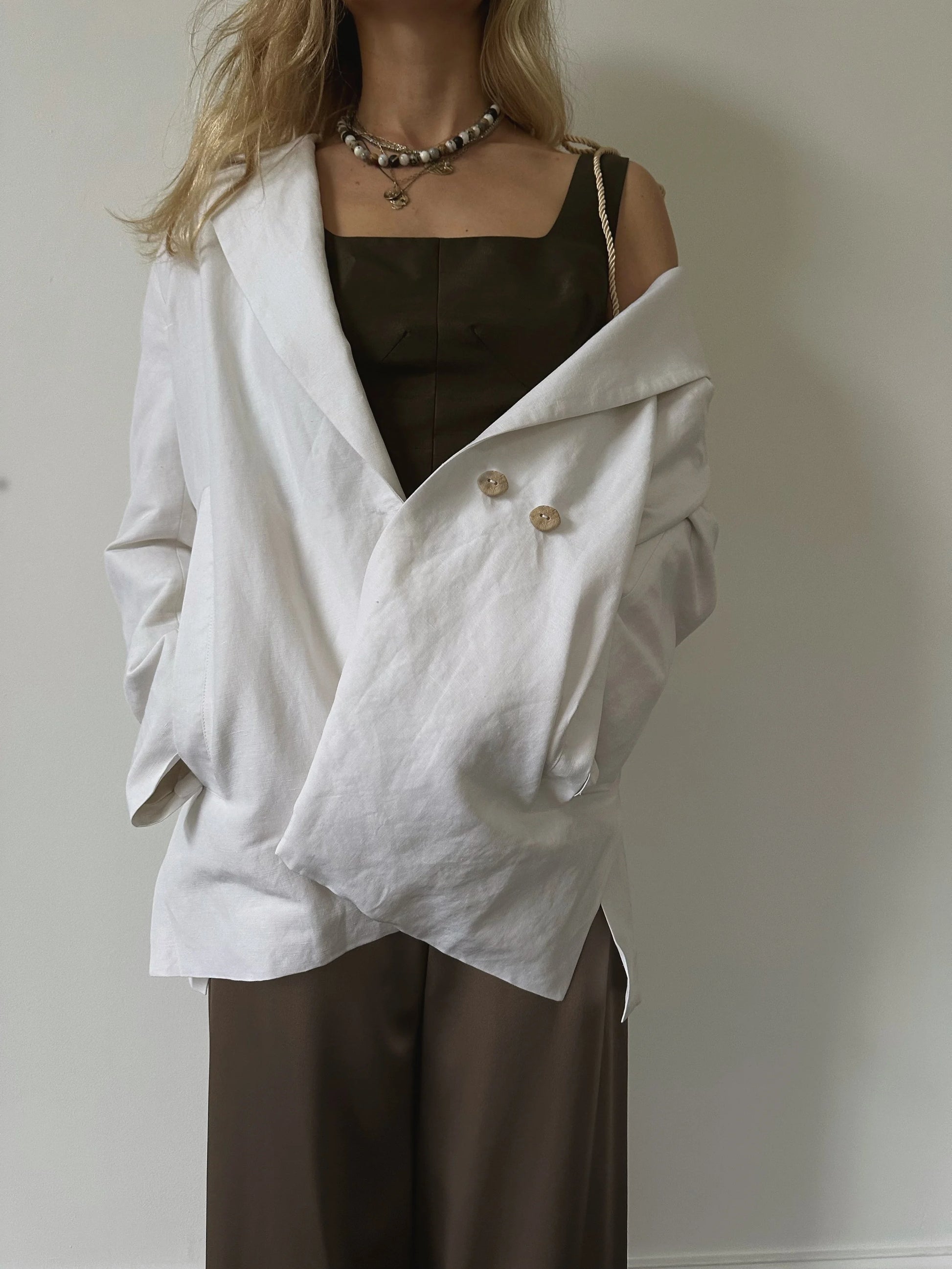 Forte Blazer in Silk Linen