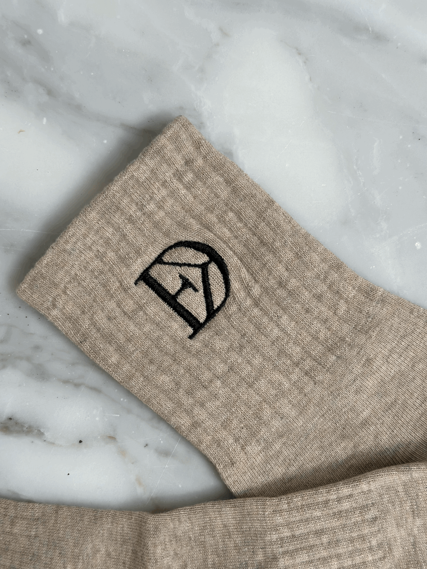 EKD embroidered socks